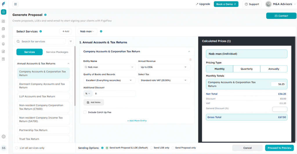 Step 2 of Creating a Bookkeeping Engagement Letter