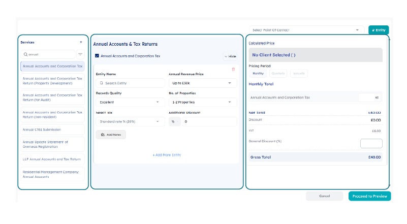 One-Stop Interface for Proposal Generation