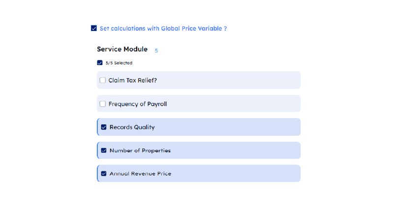 Global Price Variable