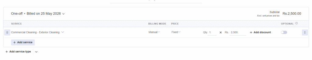 Ignition Which tool is best for service pricing