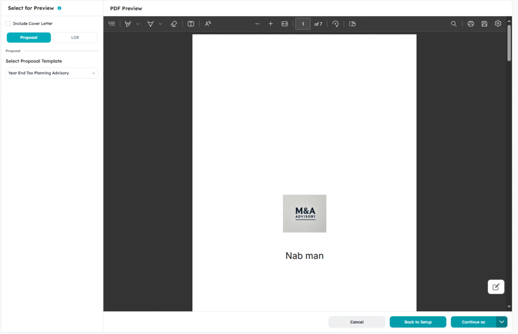 FigsFlow engagement letter