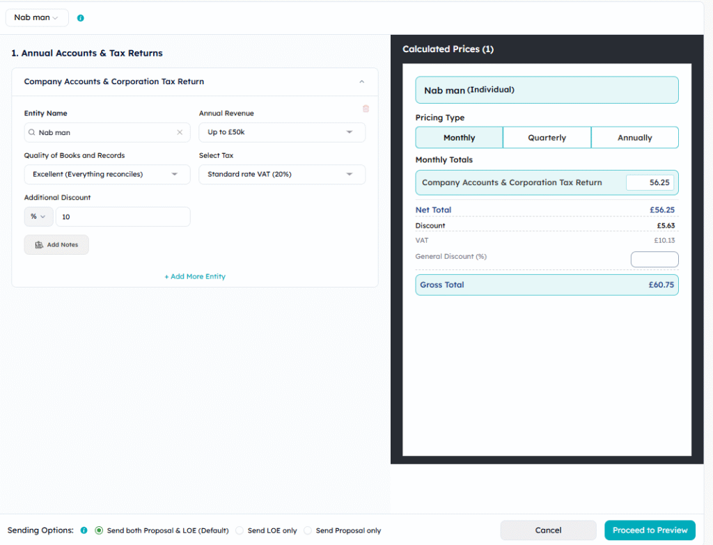 FigsFlow pricing calculator 1