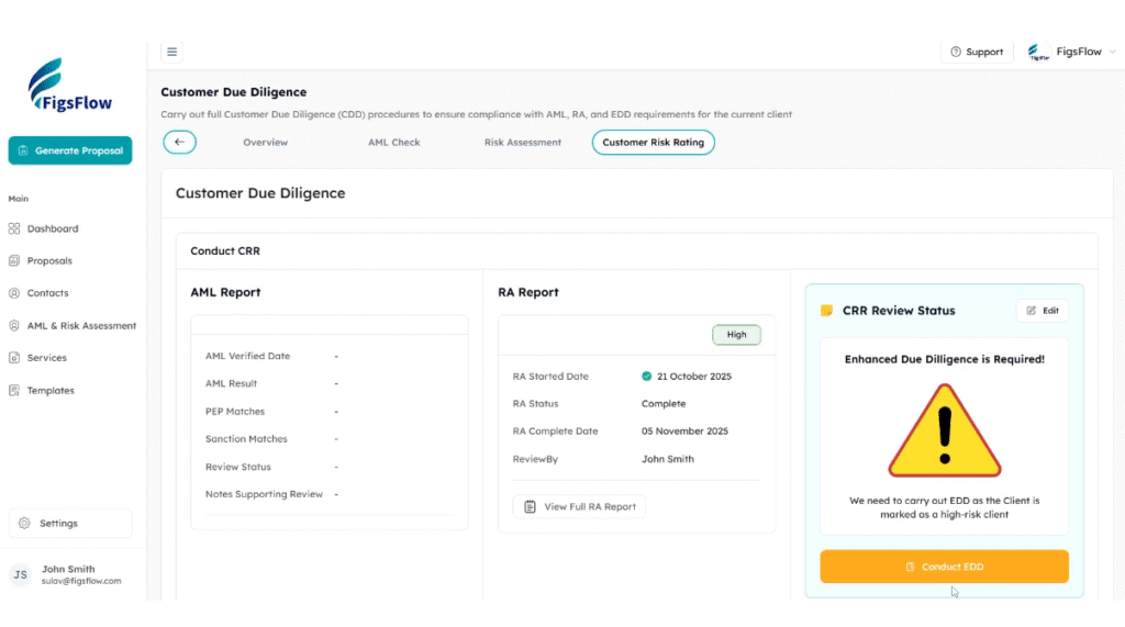 Conduct Enhanced Due Diligence When Required