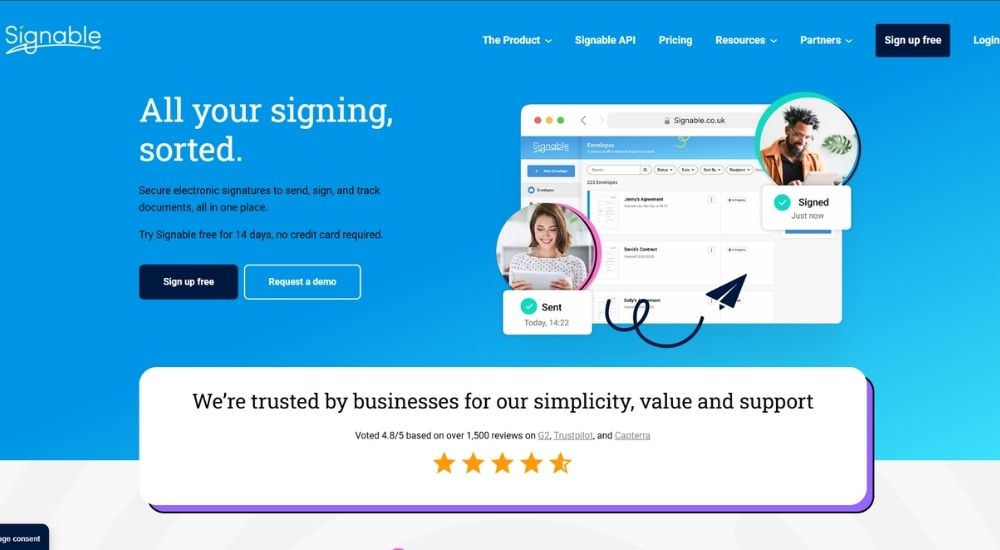 Signable - Pure E-Signature Software for Accountants (Signature Only)