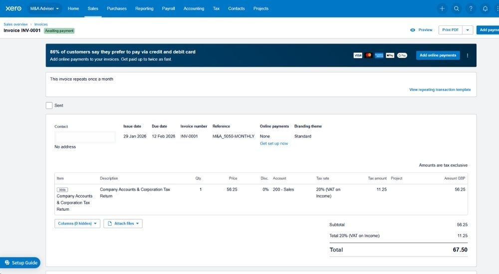 Stage 4 - Invoicing Integration - Streamline MTD Client Onboarding with FigsFlow