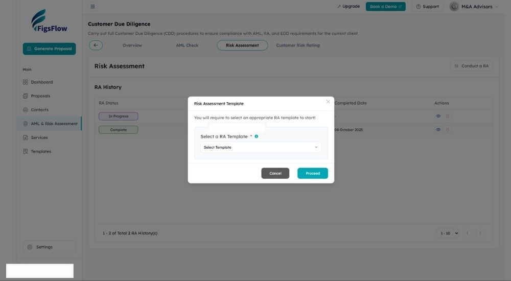 Step 3- Conducting Risk Assessment - Streamline MTD Client Onboarding Journey with FigsFlow