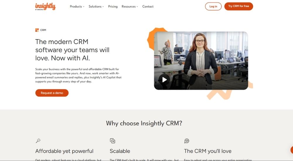 Insightly - CRM Software for Accountants