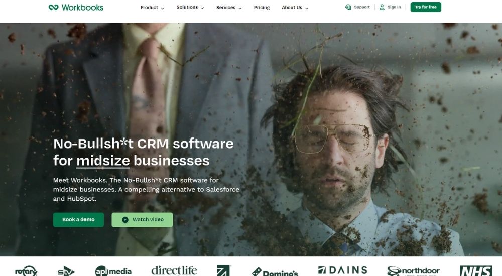 WorkBooks CRM- No BullShit CRM Software for Accountants, and Mid-size businesses