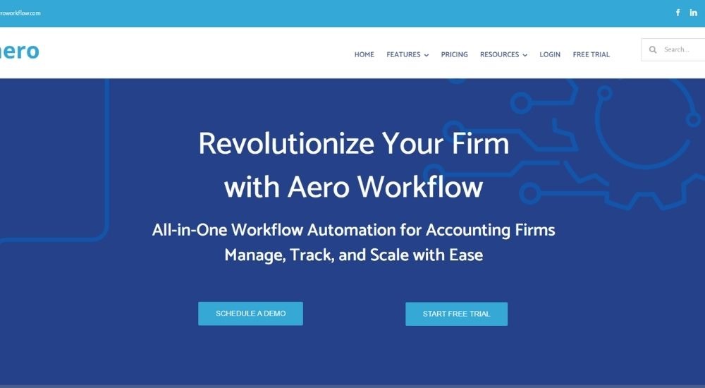 Aero workflow Best Job Management Software for Accountants