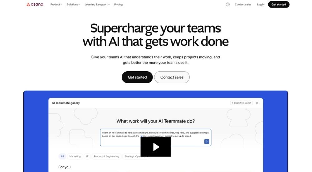 Asana Job Management Software for Accountants