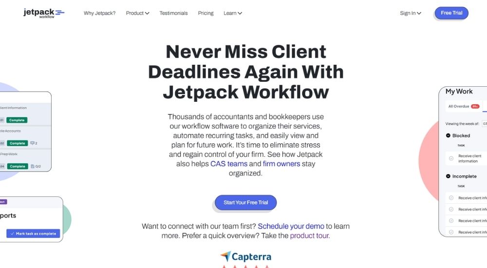 JetPack Workflow - Best Job Management Software for Accountants