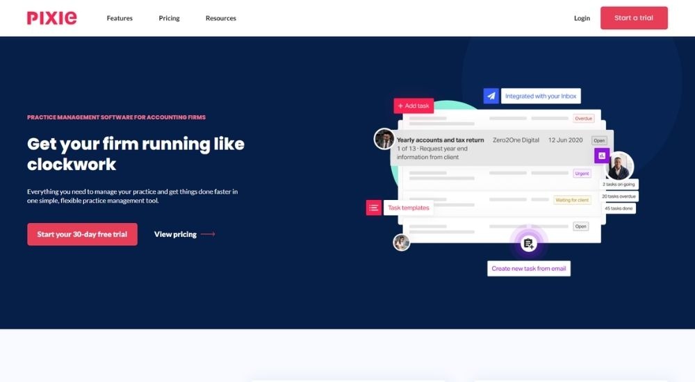 Pixie - Job Management Software for Accountants