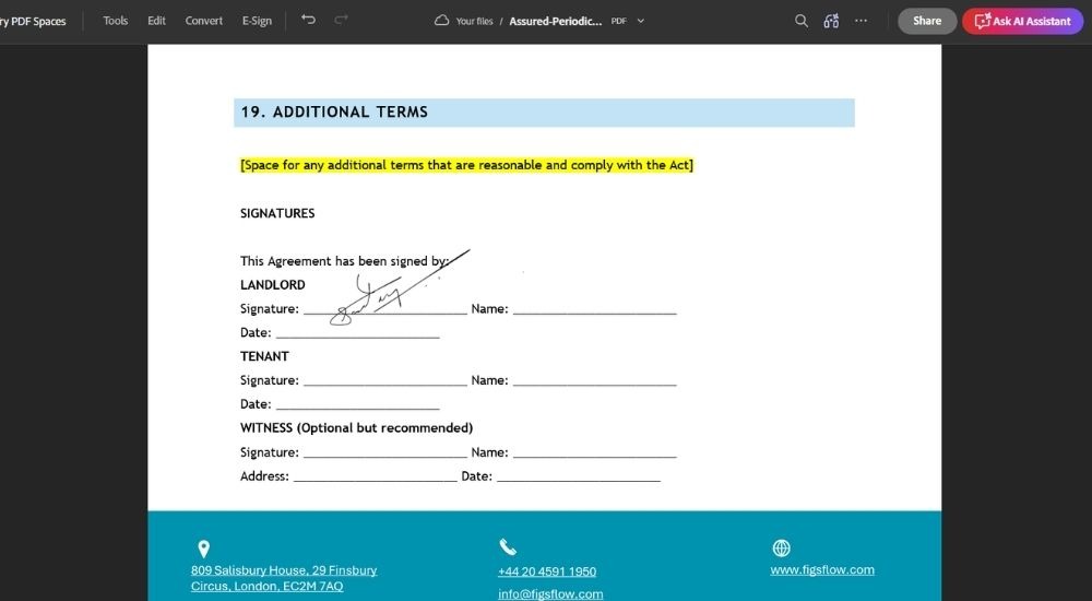 Step 04 - Place it on the document - How to add an electronic signature in pdfStep 04 - Place it on the document - How to add an electronic signature in pdf