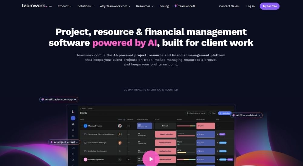 TeamWork.com - Best Job Management Software for Accountants