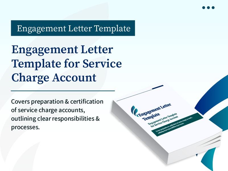 Service charge accounts (with certification)-Engagement-Letter-Template-Cover