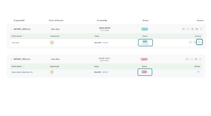 Manual Deal Won/Lost Options