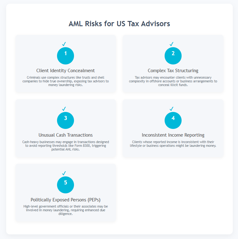 AML Risks for US Tax Advisors