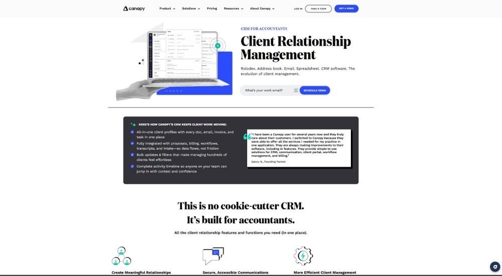 Canopy CRM - 12 Best CRM for CPA Firms in the USA (2026 Software Guide)