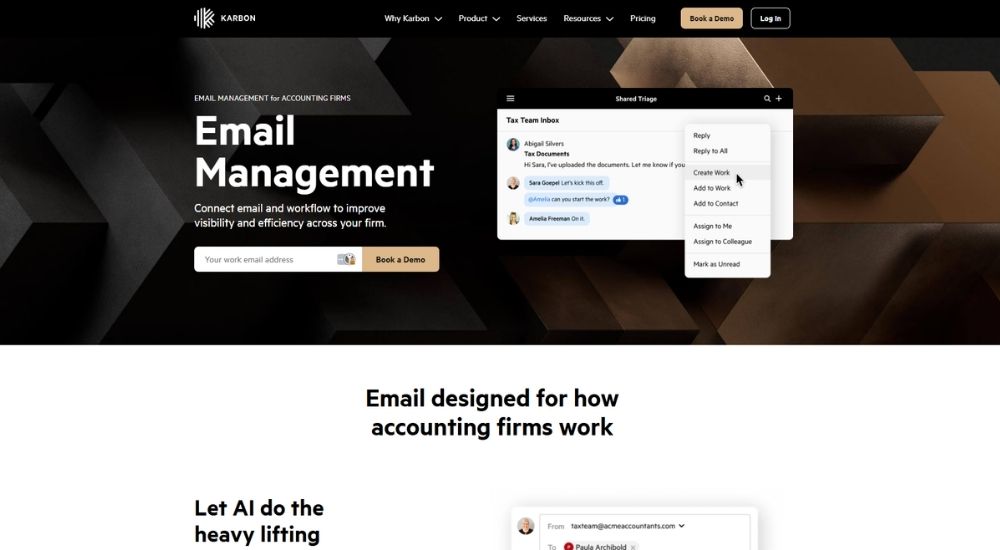 Karbon- Best tool for client email management for accountants