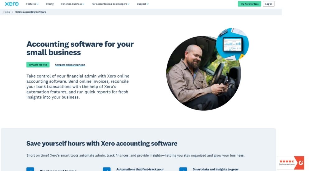 Xero - Best Accounting Automation Software for US Firms