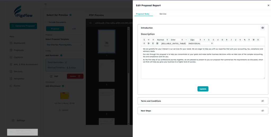 How to Customise Proposal Templates Using FigsFlow - Way 2