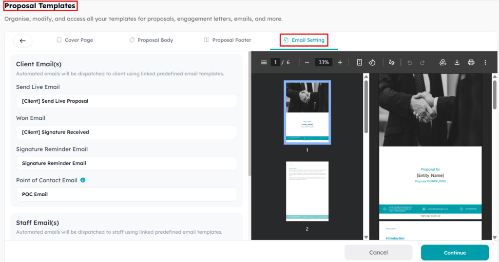 Proposal WorkFlow Tip No 3.1 Set up Automated Emails for Every Proposal Stage