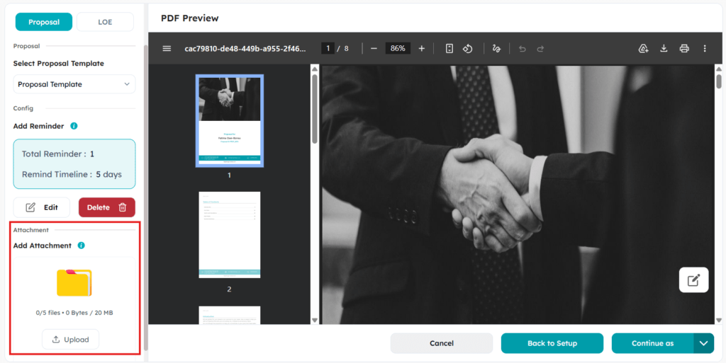 Proposal WorkFlow Tip No 7 Attach Supporting Documents Directly to the Proposal