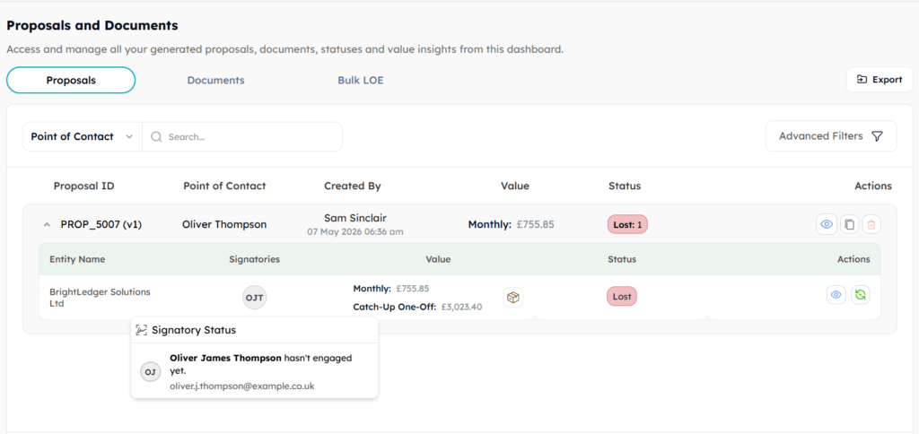 Proposal Workflow Tip No 9 - Use the Proposal Hub to Find Out Who Is Holding up a deal