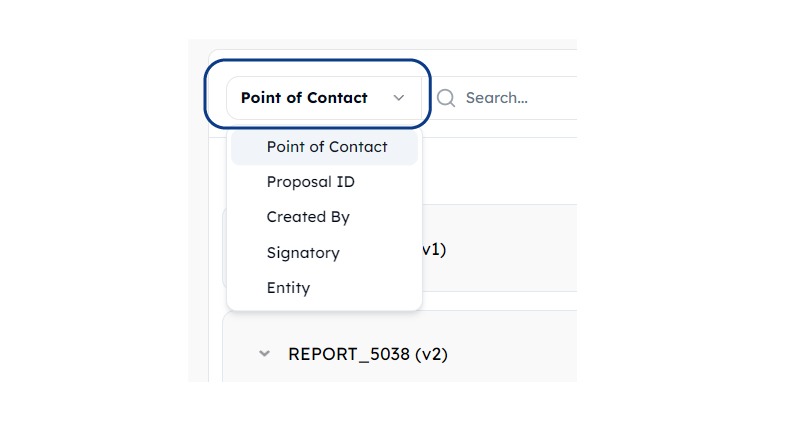 Proposal Search