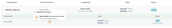 Proposal Tracking - 2