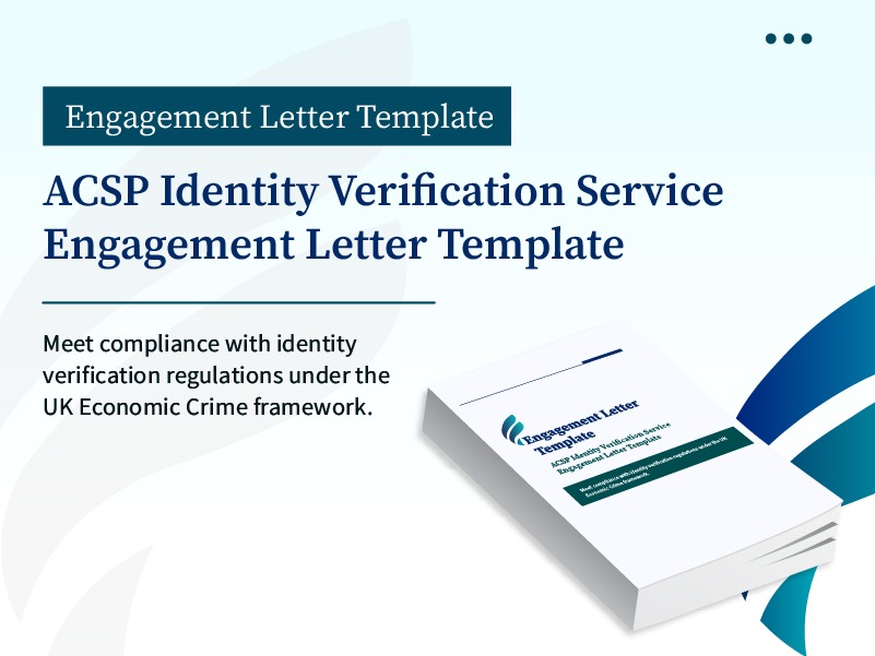 ACSP identity verification service Engagement Letter Template Cover