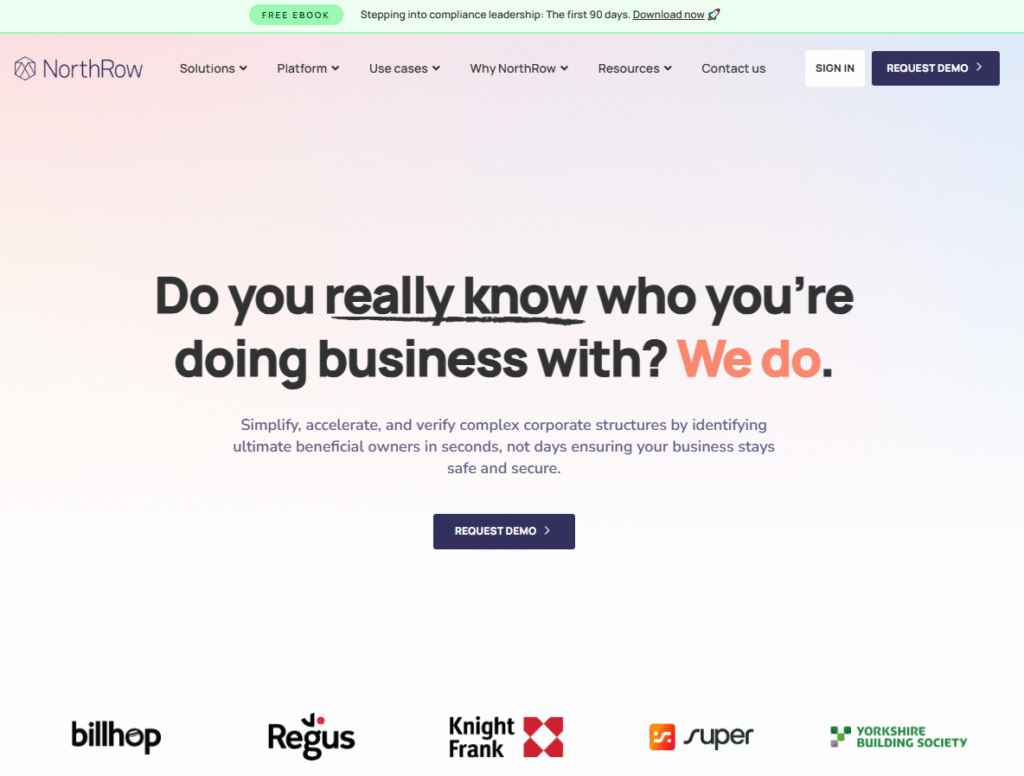 NorthRow AML- Top 5 AML Software for Accountants