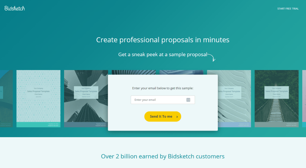 Bidsketch - Top 10 Document Generation Software for Accountants in 2026